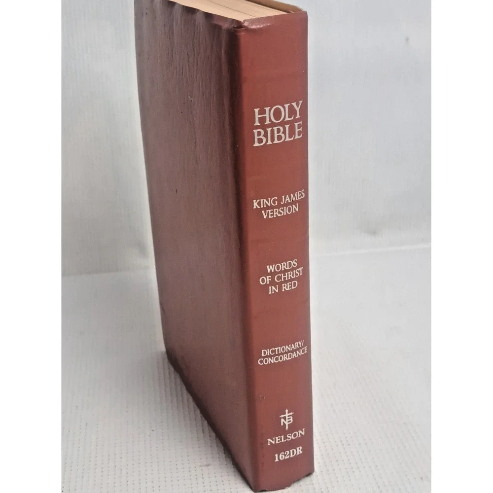 Holy Bible New King James Version Red Letter, Dictionary,1984 Thomas Nelson NKJV